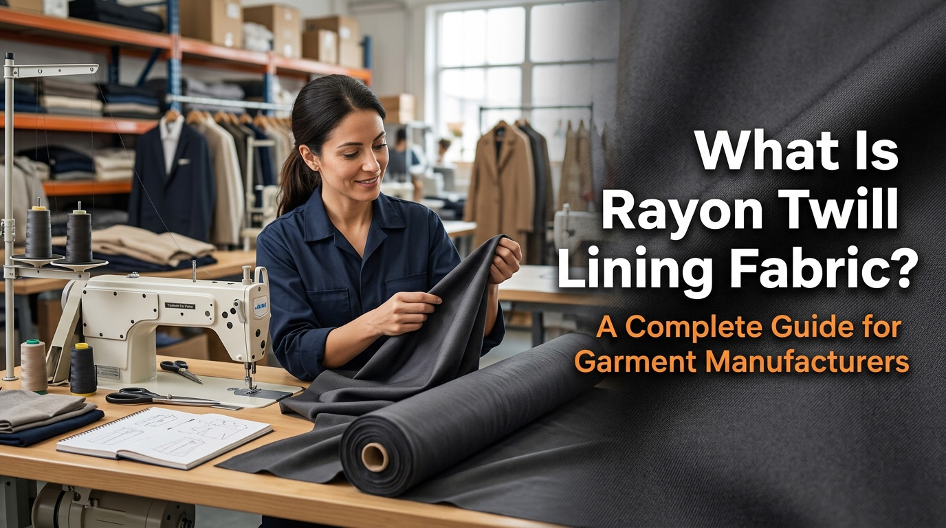 Cos'è il tessuto per fodera in twill di rayon? Una guida completa per i produttori di abbigliamento