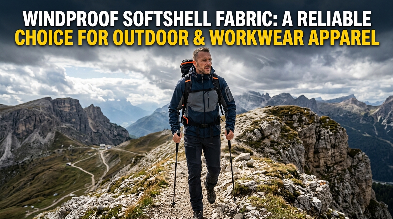Tessuto Softshell antivento: una scelta affidabile per l'abbigliamento da lavoro e da esterno