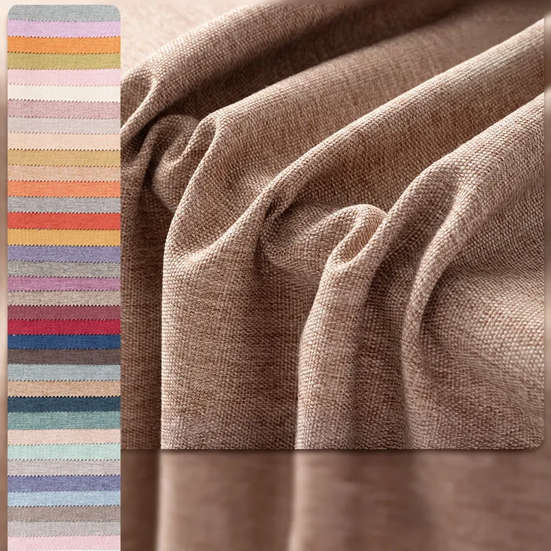 Tessuto per tende in finto lino