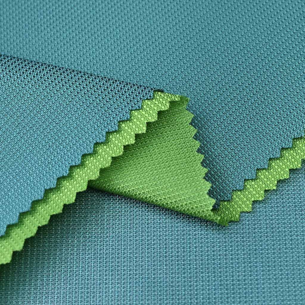 Tessuto Oxford jacquard in nylon