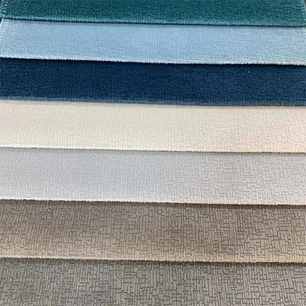 Tessuto per divano in ciniglia tinta unita